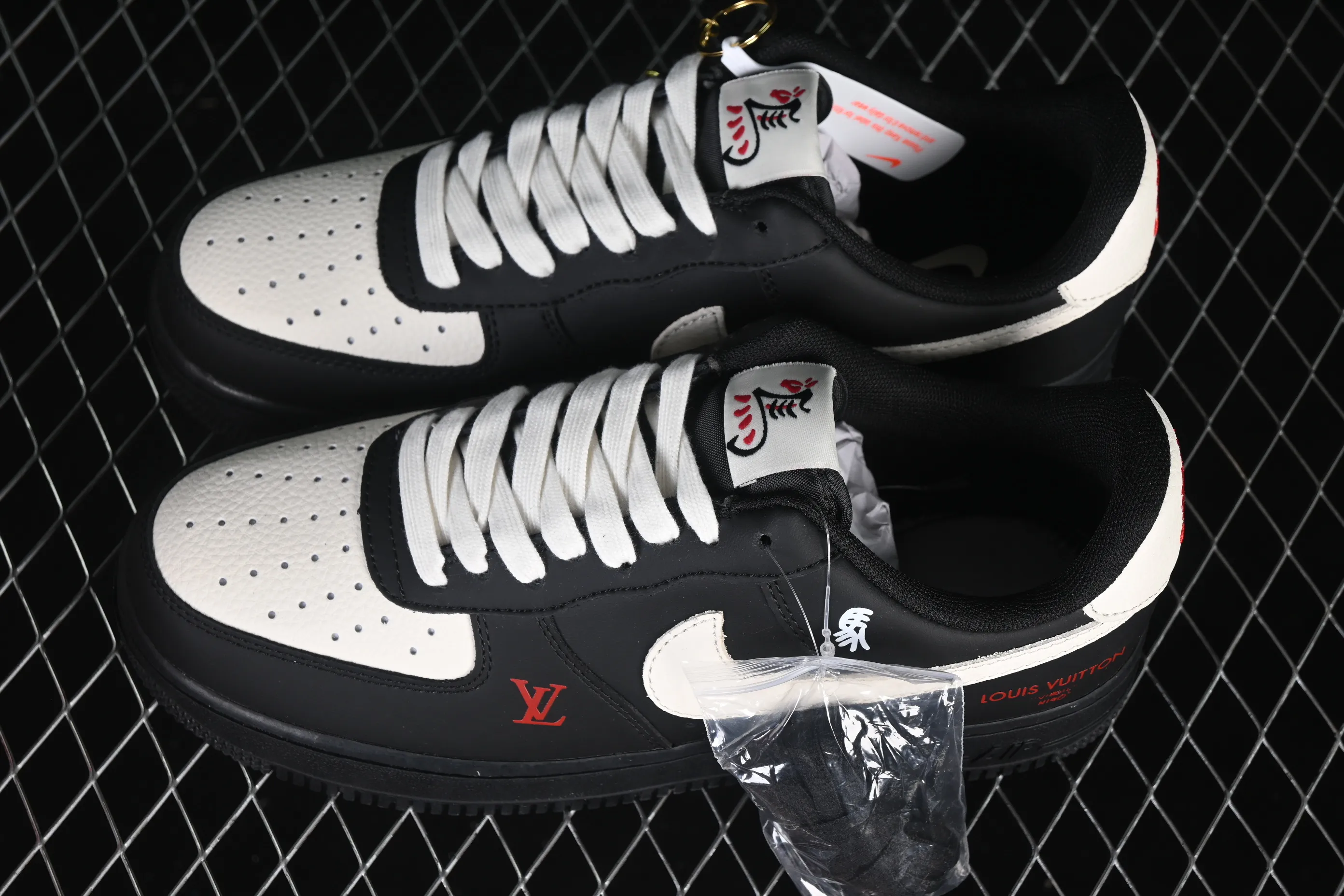 All categories Nk Air Force 1 Air Force series Nk Air Force 1 Low Air Force low-top Nike Air Force 1'07 Low Year of the Horse limited edition Ink white gel Air Force 1 low-top casual sneakers FV3694-104